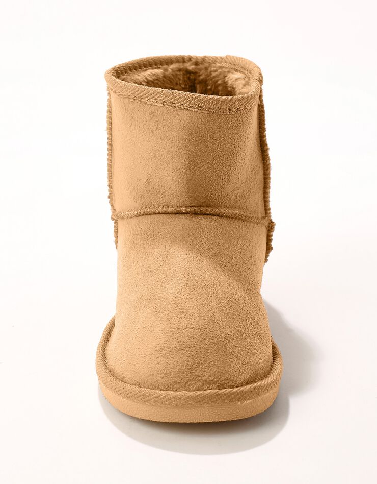 Bottes fourrées plates - marron (marron)