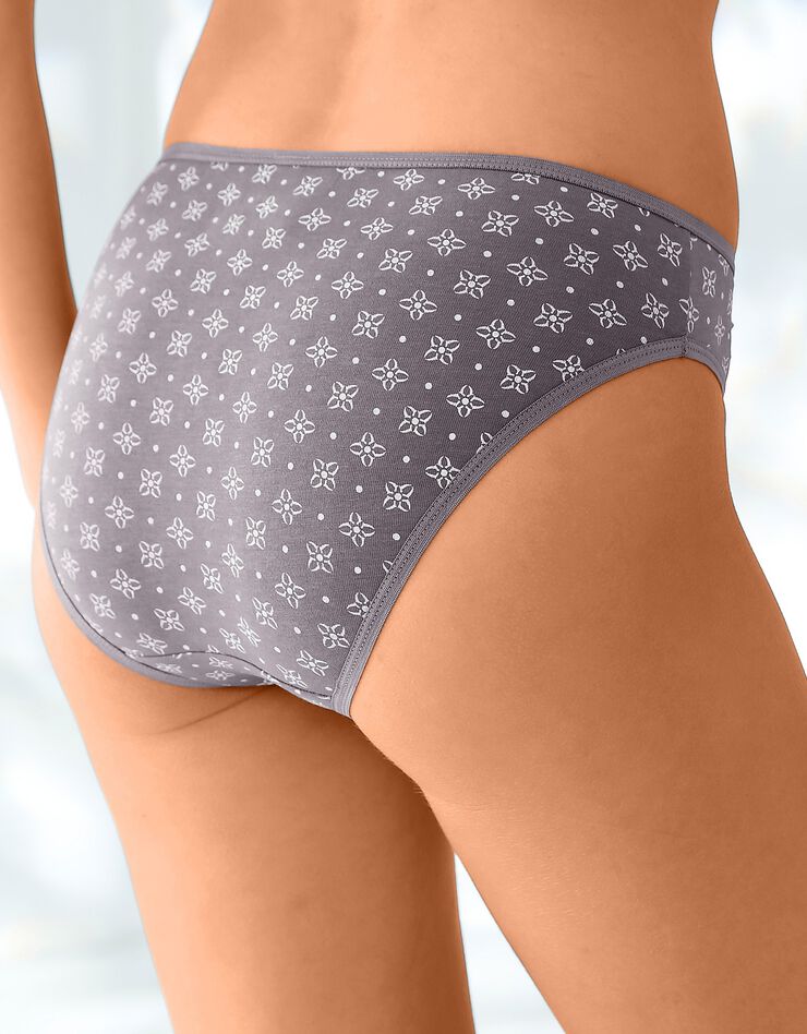 Culotte forme taï en coton stretch imprimé "rosaces"– Lot de 10 (lagon / corail) Culotte forme taï en coton stretch imprimé "rosaces"– Lot de 10 (lagon / corail)