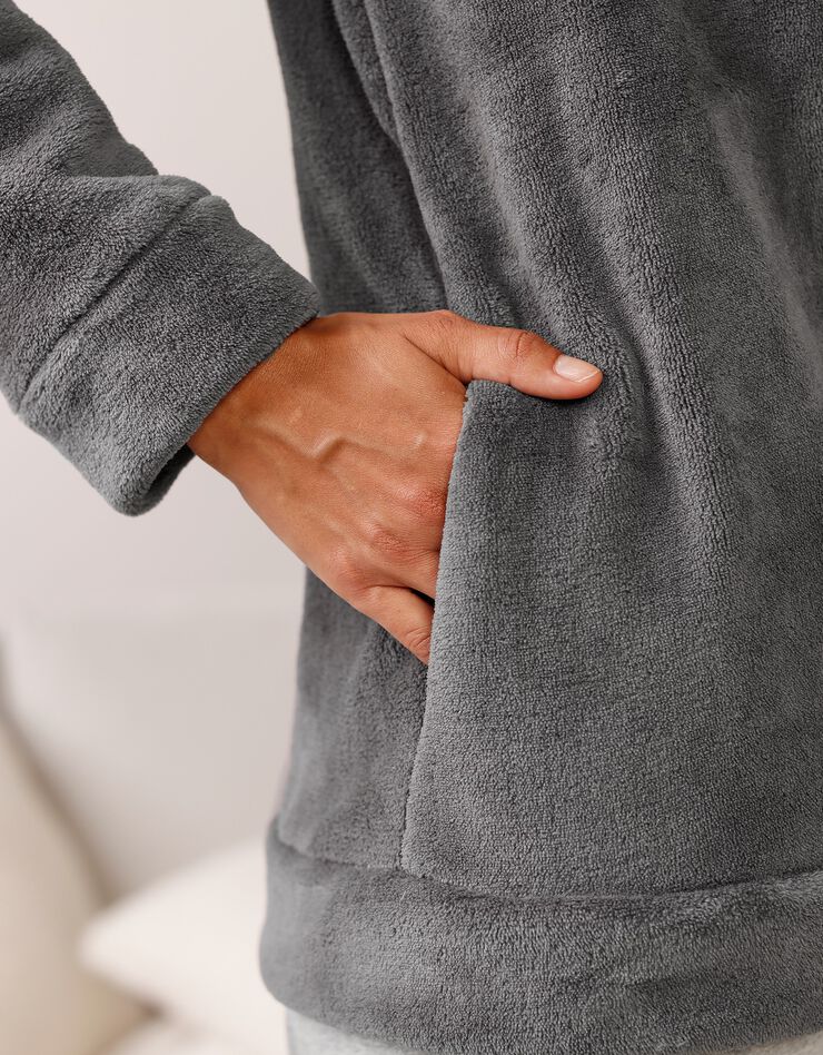 Veste polaire zippée (gris anthracite) Veste polaire zippée (gris anthracite)