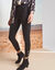 Legging, boutons fantaisie (noir)