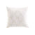 Coussin imprim&eacute; feuilles d&eacute;tails dor&eacute;s  (blanc)