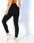 Legging taille haute sp&eacute;cial froid, molleton gratt&eacute; (noir)