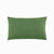 Coussin rectangulaire imprim&eacute; Zellige (vert / bordeaux)