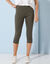 Legging 3/4, bas boutonné (bronze)