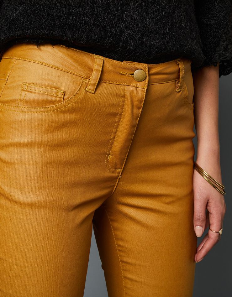 Pantalon enduit fuselé (safran) Pantalon enduit fuselé (safran)