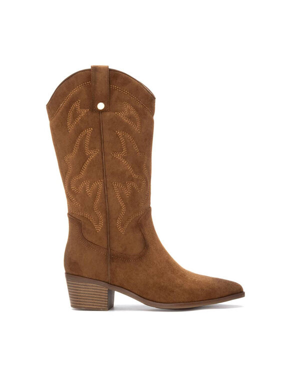 Bottes style santiags (caramel)