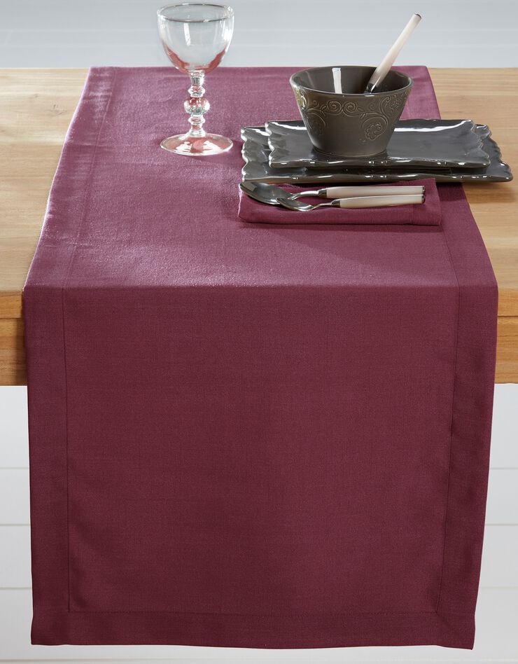 Nappe aspect lin (grenat) Nappe aspect lin (grenat)