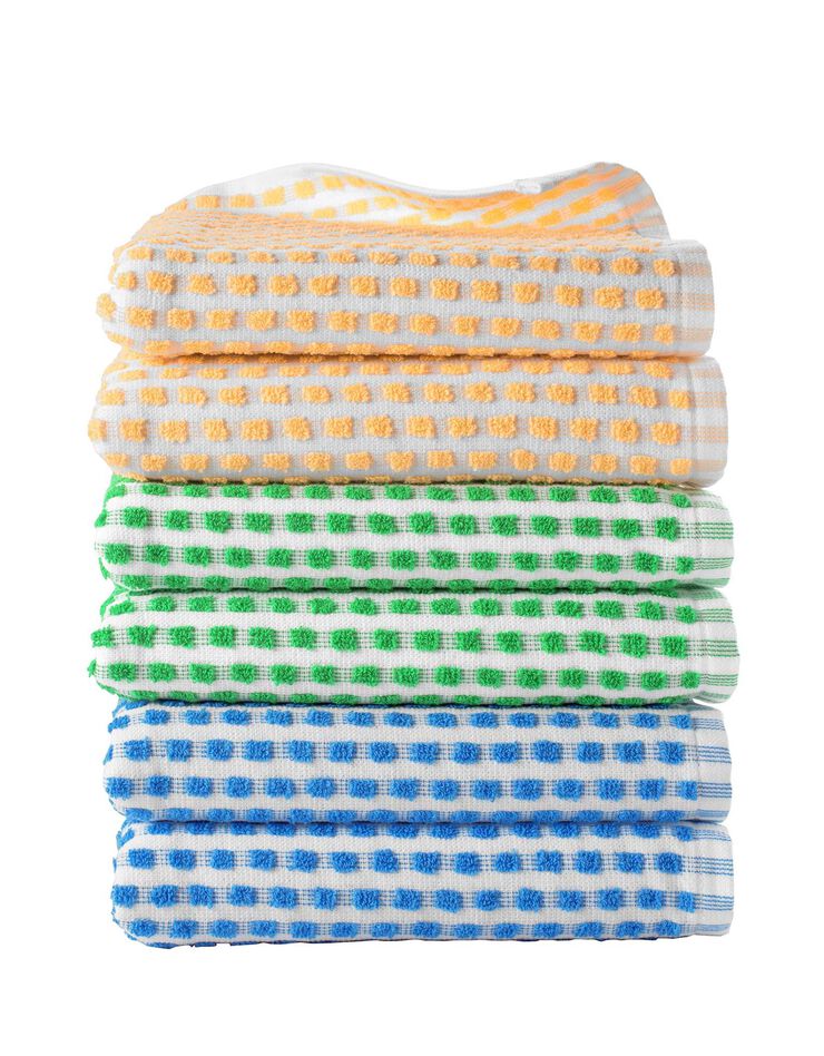 Essuie-mains éponge grande taille 3 couleurs - lots (bleu + vert + jaune) Essuie-mains éponge grande taille 3 couleurs - lots (bleu + vert + jaune)
