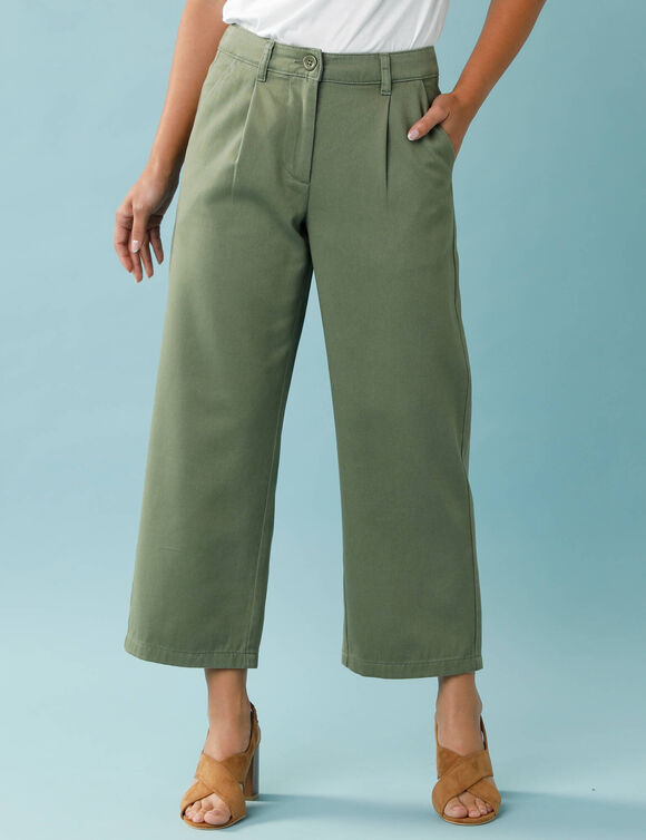 Pantalon 7/8 couleurs, Sp&eacute;cial Petite  (vert tilleul)