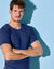 T-shirt sous-vêtement homme col rond - lot de 3 (marine)