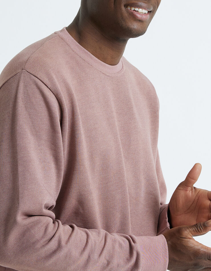 Sweat molleton col rond (taupe rosé) Sweat molleton col rond (taupe rosé)
