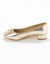 Ballerines petit talon (doré)