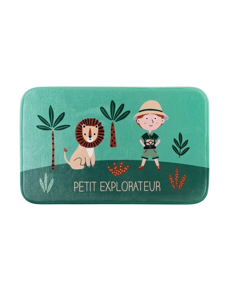 Tapis enfant velours imprimé petit explorateur - rectangulaire (imprimé) Tapis enfant velours imprimé petit explorateur - rectangulaire (imprimé)