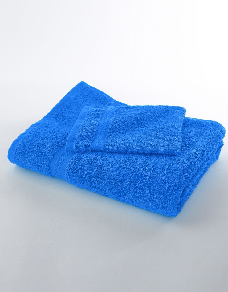 Eponge unie 420 g/m2 confort moelleux (bleu dur)