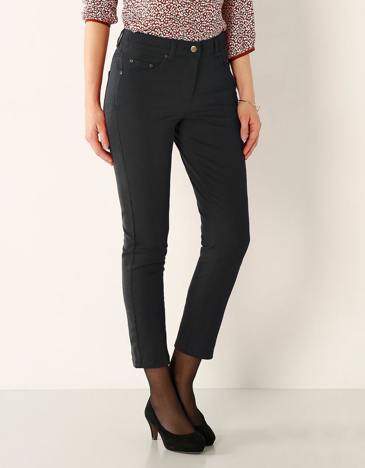 Pantalon 7/8ème fuselé stretch (noir) Pantalon 7/8ème fuselé stretch (noir)