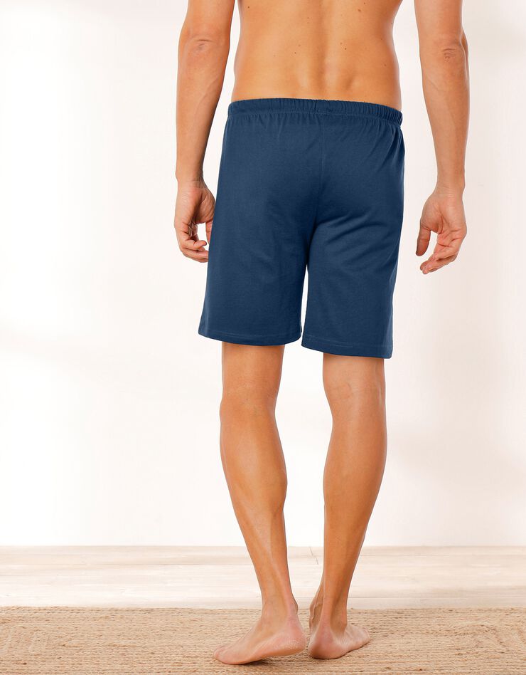 Short pyjama coton bleu marine (bleu marine) Short pyjama coton bleu marine (bleu marine)