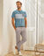 Pantalon chino ceinture arrondie sous le ventre (beige)