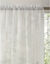 Panneau voile uni finition galon fronceur (blanc)