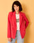 Veste blazer, boutonnage croisé (framboise)