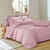 Linge de lit uni coton  (lavande)