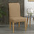 Housse gaufrée bi-extensible spécial chaise (taupe)