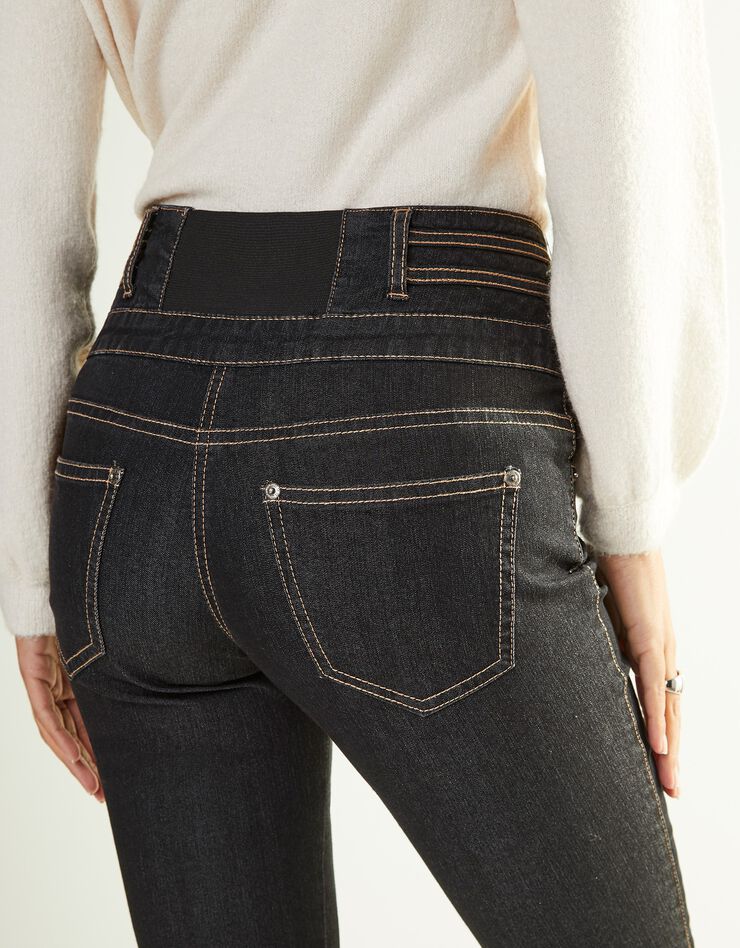 Jean coupe droite taille haute - grande stature (black) Jean coupe droite taille haute - grande stature (black)