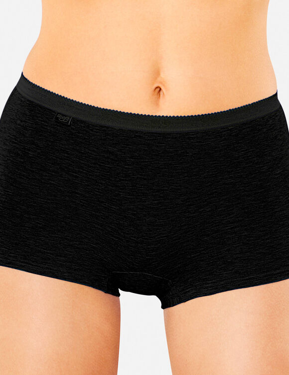 Short maxi Basic + - lot de 3 (noir)