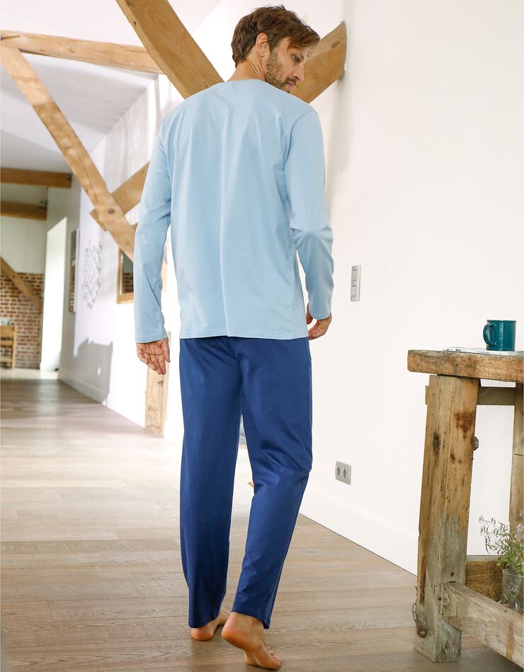 Pyjama pantalon Gaston Lagaffe® (bleu jean / marine) Pyjama pantalon Gaston Lagaffe® (bleu jean / marine)