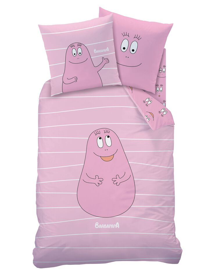 Parure de lit enfant Barbapapa® - coton (rose)