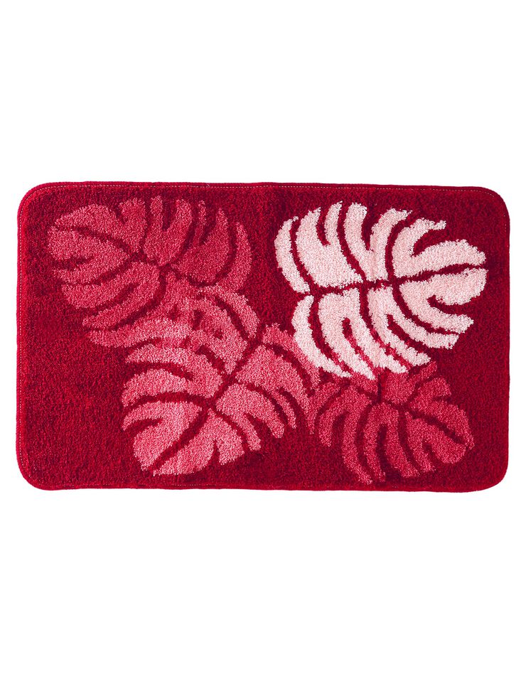 Tapis de bain motif jungle (prune) Tapis de bain motif jungle (prune)
