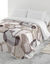 Couette microfibre imprimé camouflage 200 g/m² (beige / marron)