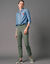 Pantalon sculptant, ceinture ventre plat (vert mousse)