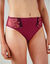 Culotte microfibre tulle brod&eacute; Caminata (cerise)