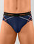 Slip fermé élastiqué surpiqué taille confort - lot de 6 (bleu + marine)