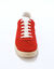 Baskets vintage croûte de cuir colorées (rouge)