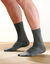 Mi-chaussettes basiques - lot de 6 paires (gris)