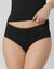 Slip forme midi GO coton biologique(**) - Lot de 2 (noir)