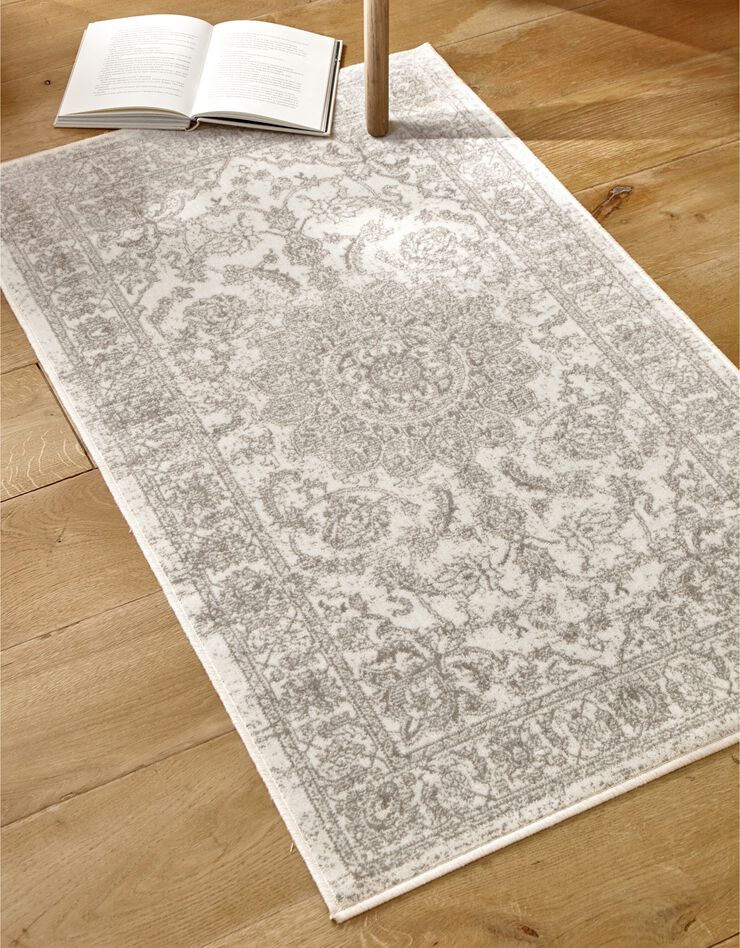 Tapis style persan - rectangulaire (gris)