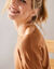 Pull col bateau manches 3/4 (noisette)
