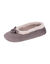 Ballerines chaussons micro-velours (taupe)