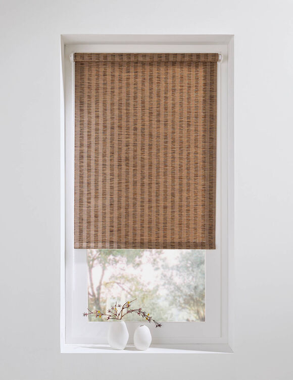 Store enrouleur effet bambou (bois)