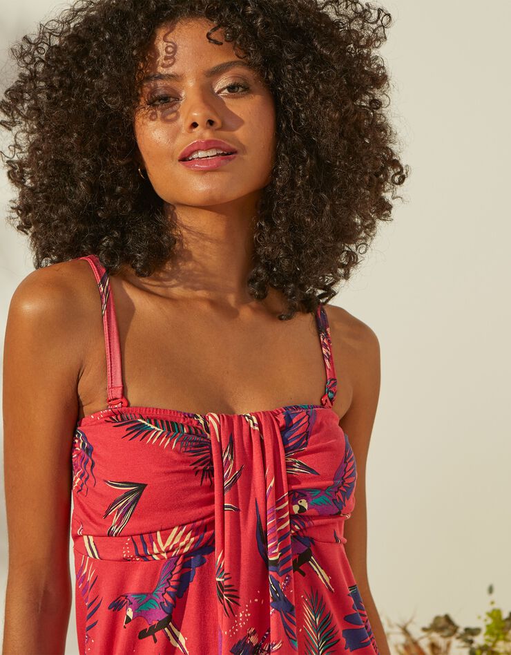 Robe bustier imprimée (grenadine) Robe bustier imprimée (grenadine)