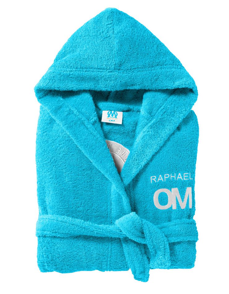 Peignoir enfant OM® personnalisable (bleu) Peignoir enfant OM® personnalisable (bleu)