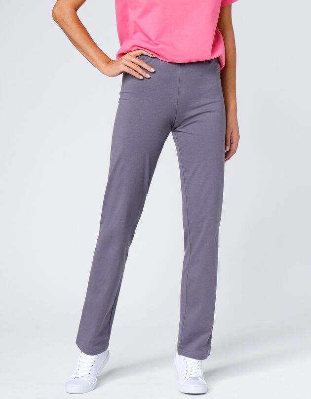 Pantalon droit en coton bio, éco-responsable (anthracite) Pantalon droit en coton bio, éco-responsable (anthracite)