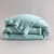 Couverture laine mohair angora (eucalyptus)