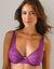 Soutien-gorge forme emboîtante en dentelle stretch Isili - avec armatures (violet)