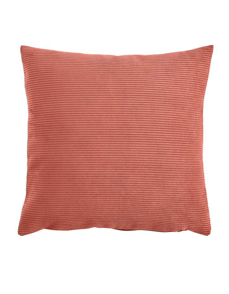 Housse coussin uni velours côtelé - lot de 2 (vieux rose) Housse coussin uni velours côtelé - lot de 2 (vieux rose)