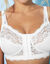 Soutien-gorge agrafage devant - sans armatures (blanc)