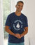 T-shirt de pyjama manches courtes motif bateau (marine / aqua)