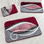 Tapis de bain fantaisie Zilla (prune)